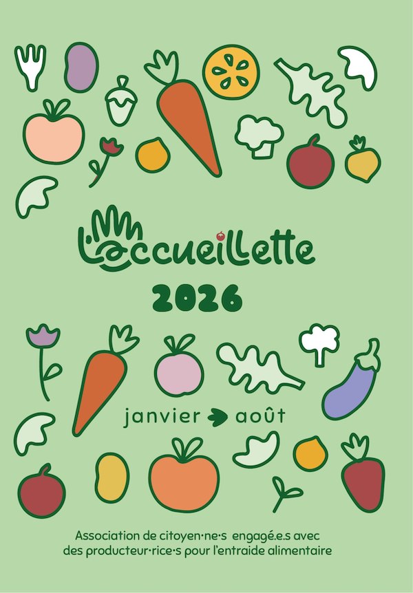 Le calendrier 2026 de l'Accueillette